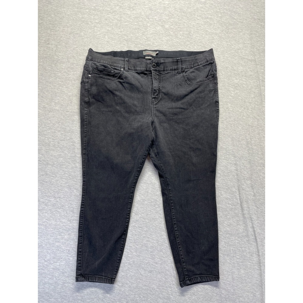Torrid Bombshell Skinny Jeans Women 24XS Black Premium Stretch Cropped High Rise